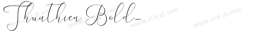 Thuathien Bold字体转换
